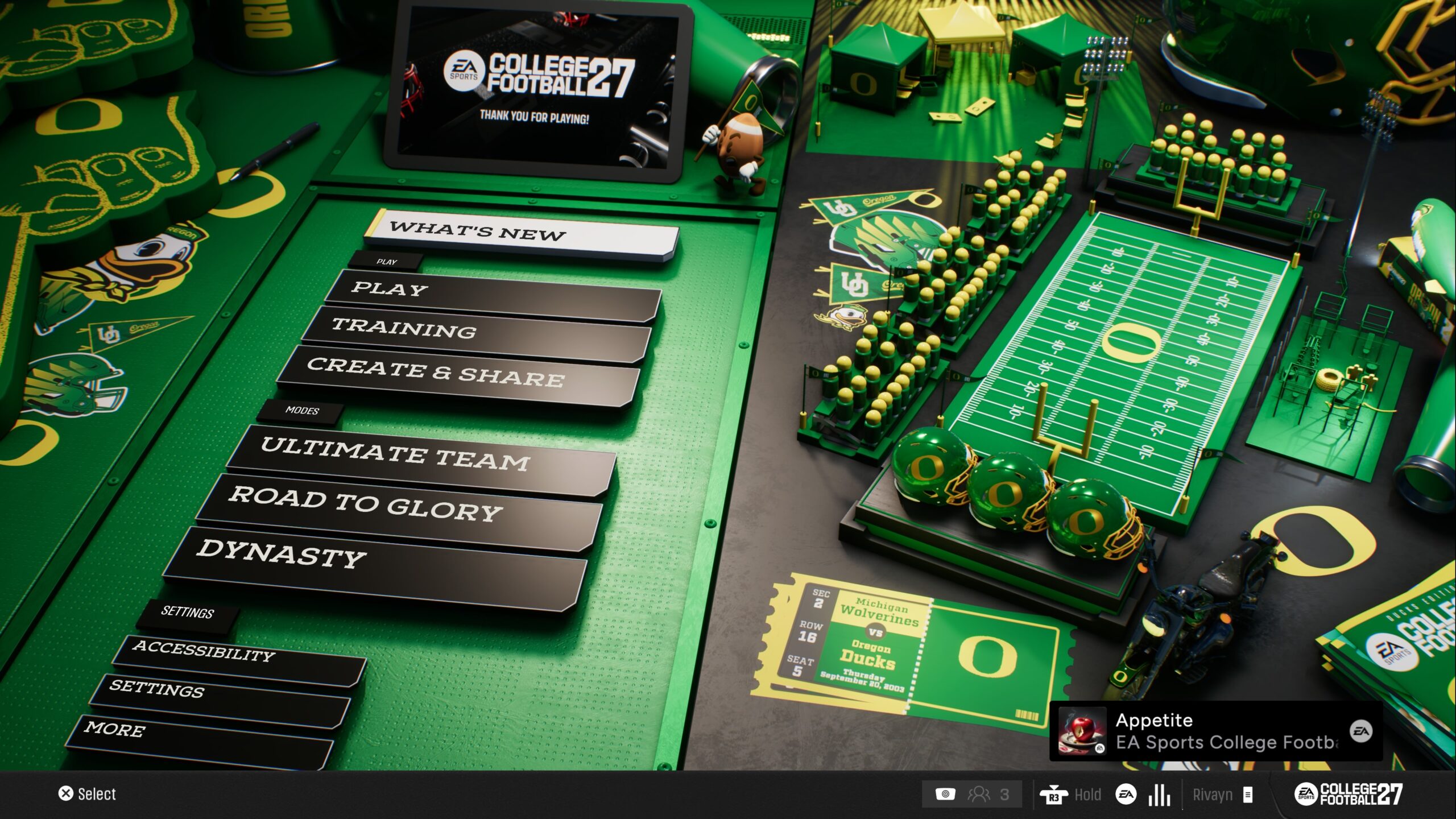 لقطات شاشة من College Football 27