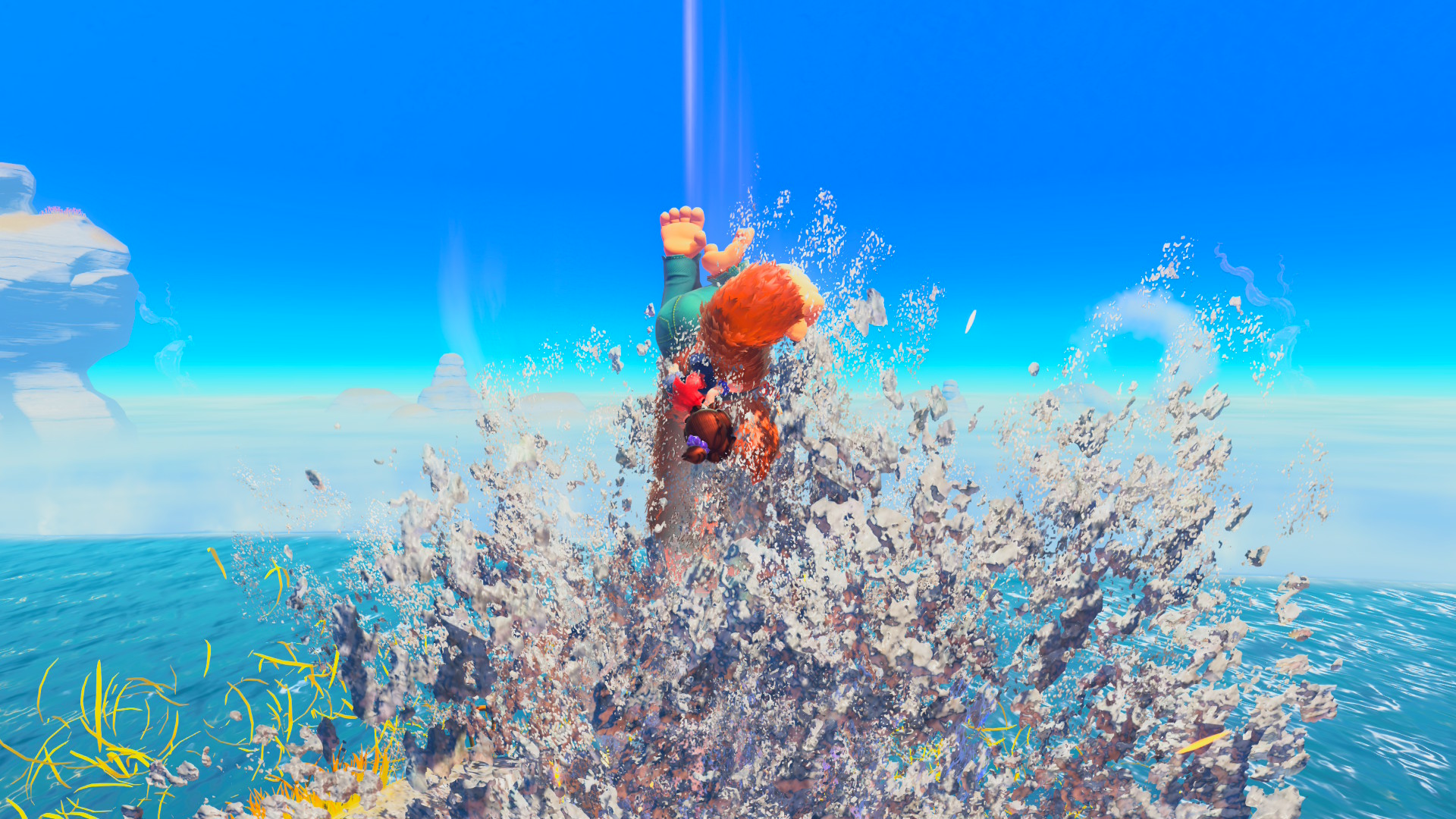 دونكي كونج يضرب الرمال بحركة بطيئة في Donkey Kong Bananza