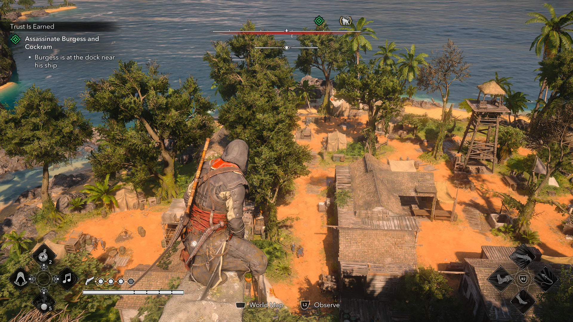 إدوارد كينواي يطل على برينسيبي في Assassin's Creed Black Flag Resynced