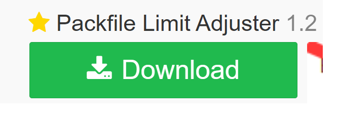 صفحة تنزيل Packfile Limit Adjuster