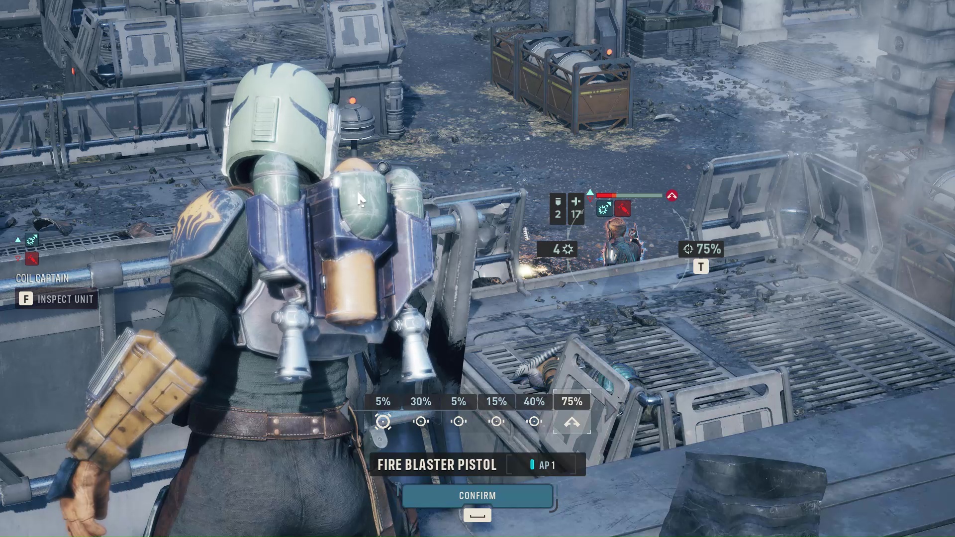 كلاي كوليرفو تطلق النار في Star Wars Zero Company