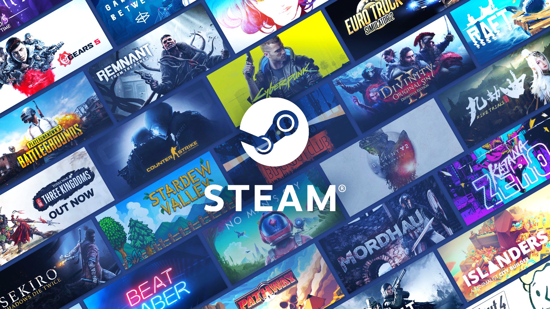 الصفحة الرئيسية لـ Steam