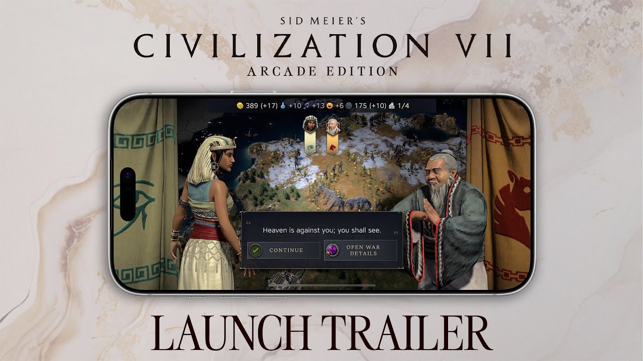 Sid Meier's Civilization VII - Arcade Edition | المقطع الدعائي الرسمي للإطلاق - YouTube