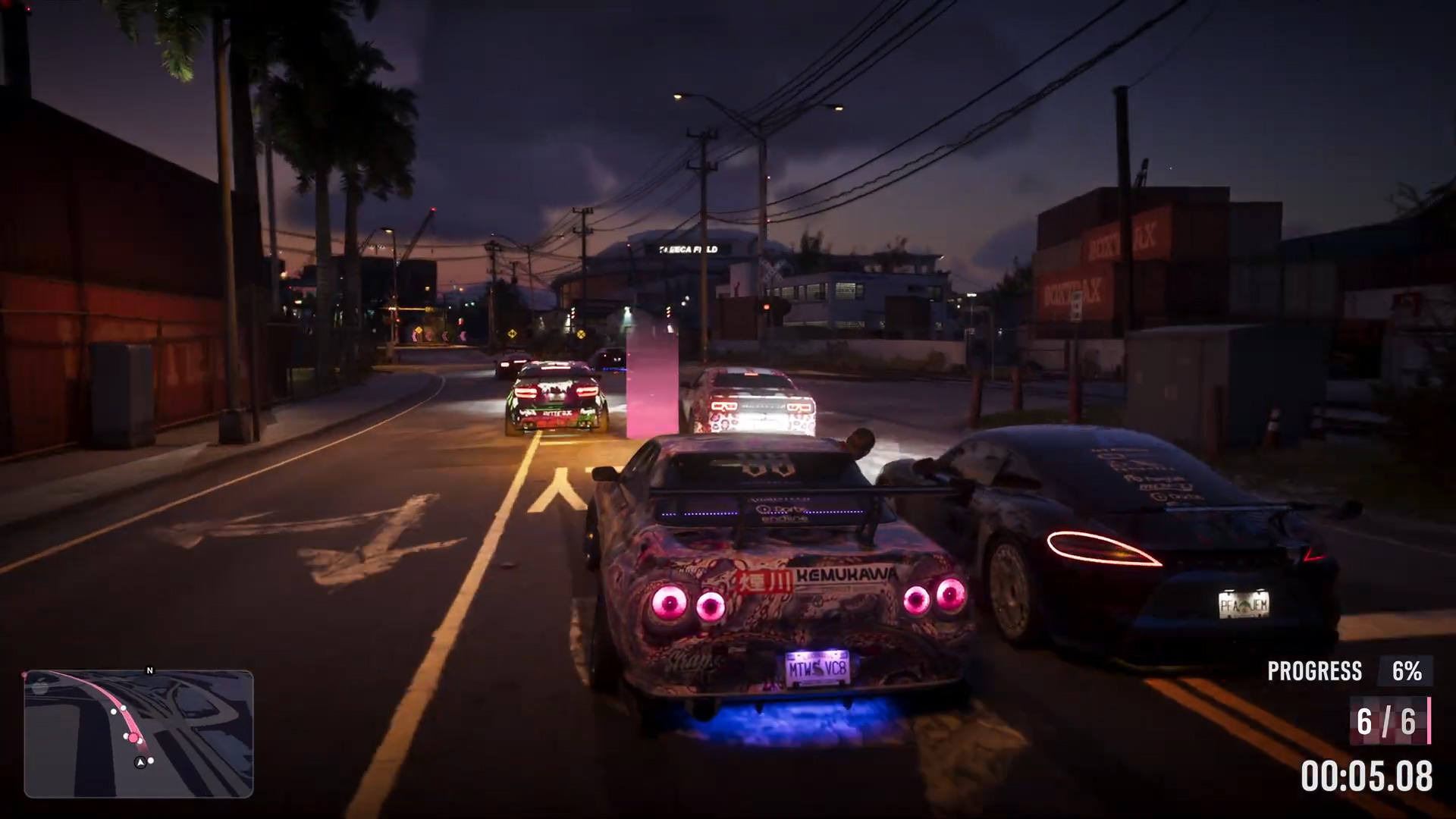 سيارات GTA 6 الجديدة التي تظهر فيها سيارات سباق عالية الأداء