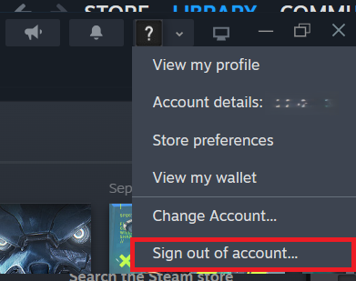 تحديث إعدادات مشاركة ألعاب Steam Family قبل إعادة اختبار لعبة مستعارة بها خطأ لا توجد تراخيص.