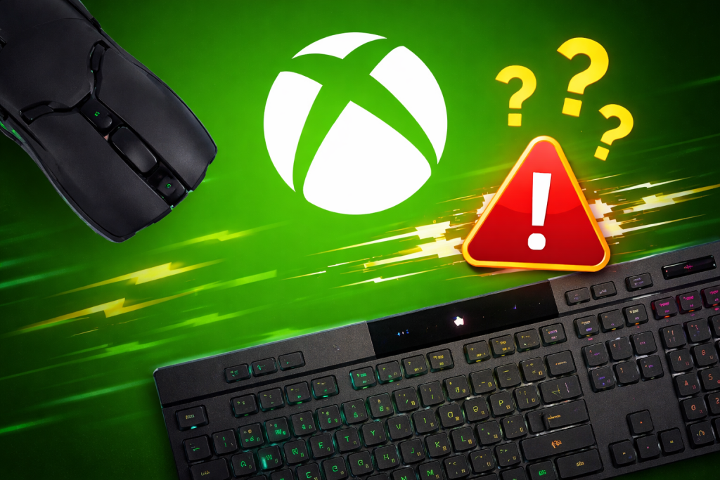 إصلاح عطل الماوس ولوحة المفاتيح مع Xbox Cloud Gaming