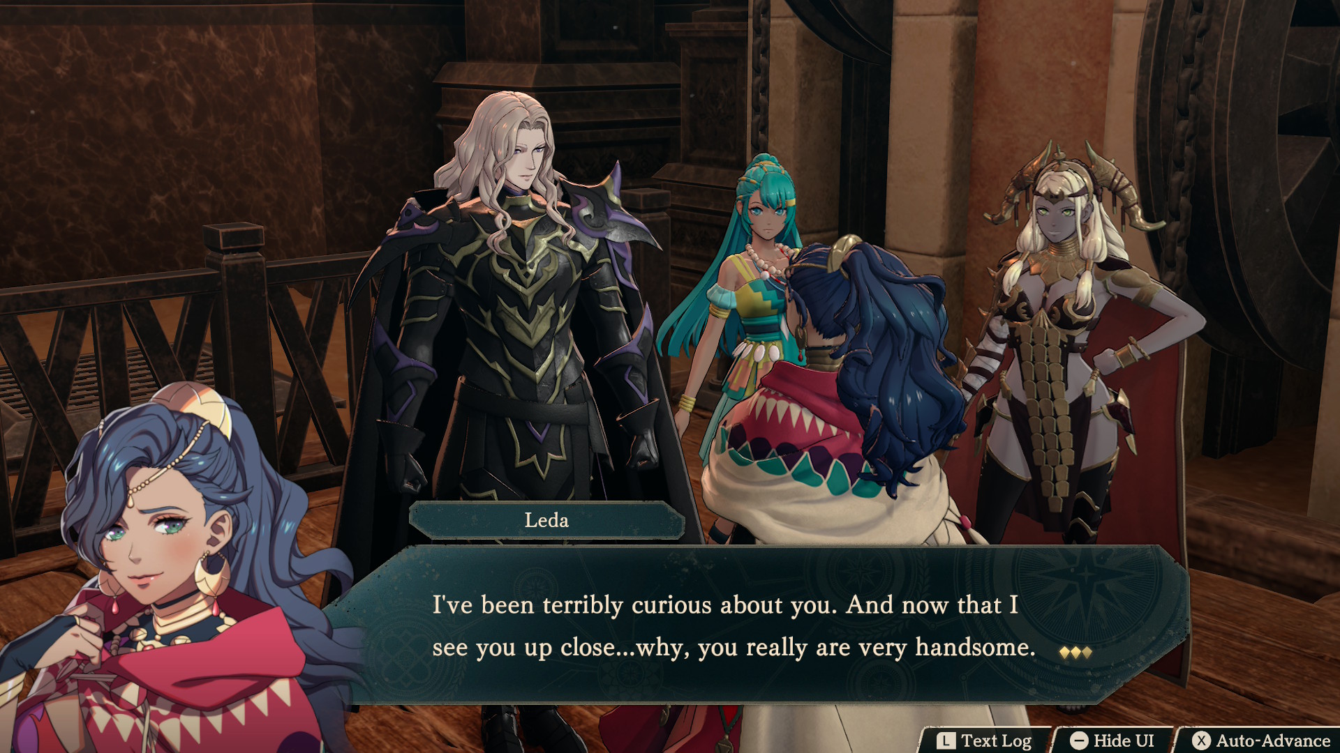 ليدا تلتقي ديتريش في Fire Emblem: Fortune's Weave وتصفه بالوسيم