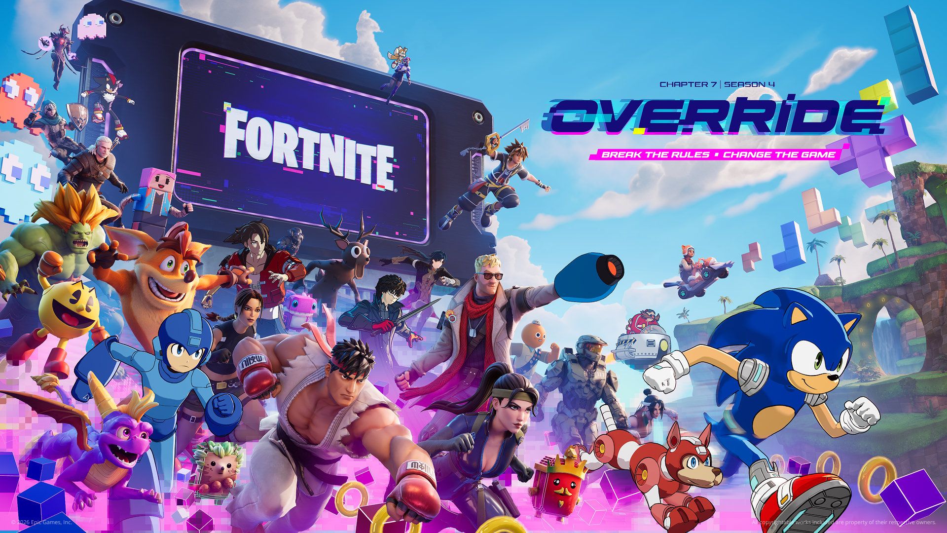 Principais mudanças na Temporada 4 do Capítulo 7 de Fortnite