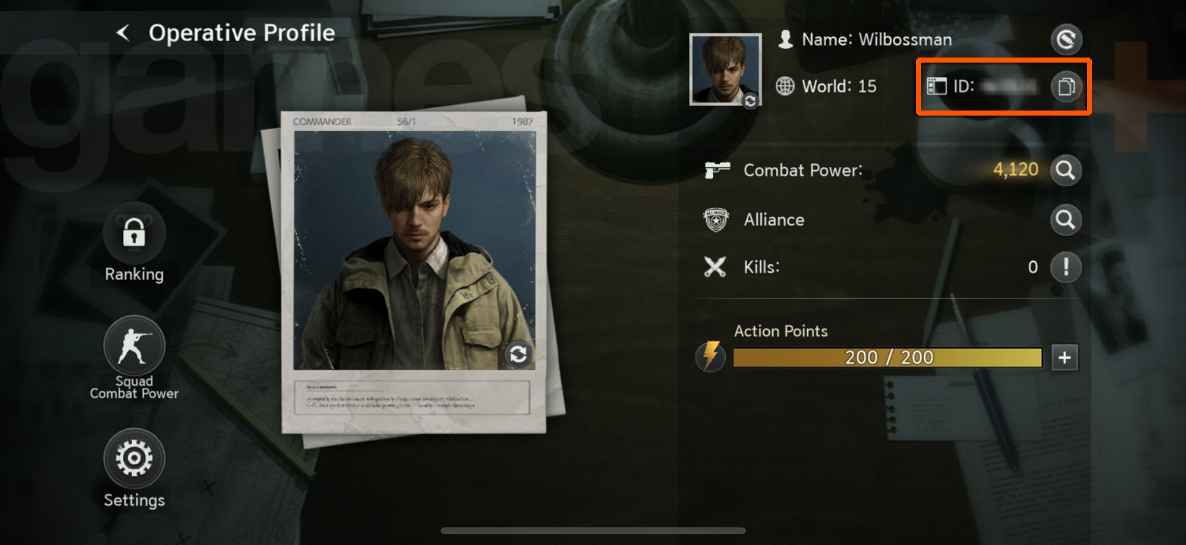 مطلوب معرف Operative ID الخاص بك لاسترداد أكواد Resident Evil Survival Unit عبر الإنترنت
