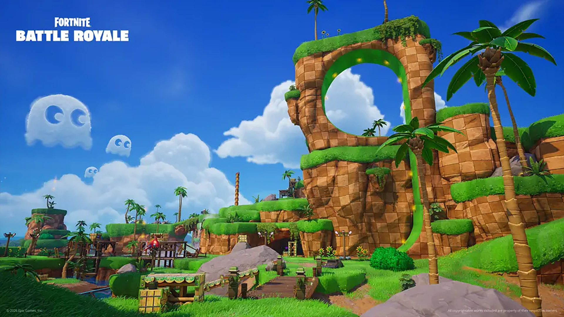 موقع Green Hill Zone في Fortnite الموسم الرابع الفصل السابع
