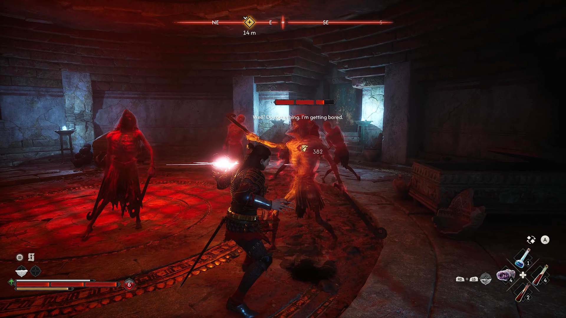 كوين يقاتل الغيلان في The Blood of Dawnwalker، ويصد هجومًا