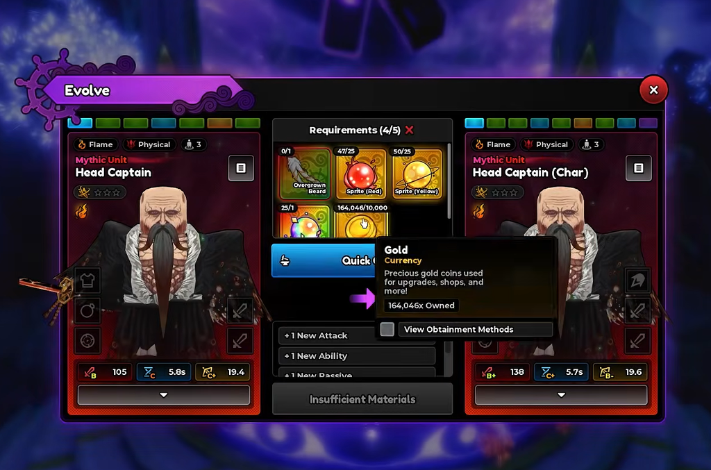 صورة لـ Head Captain (ياماموتو) في لعبة Anime Expeditions