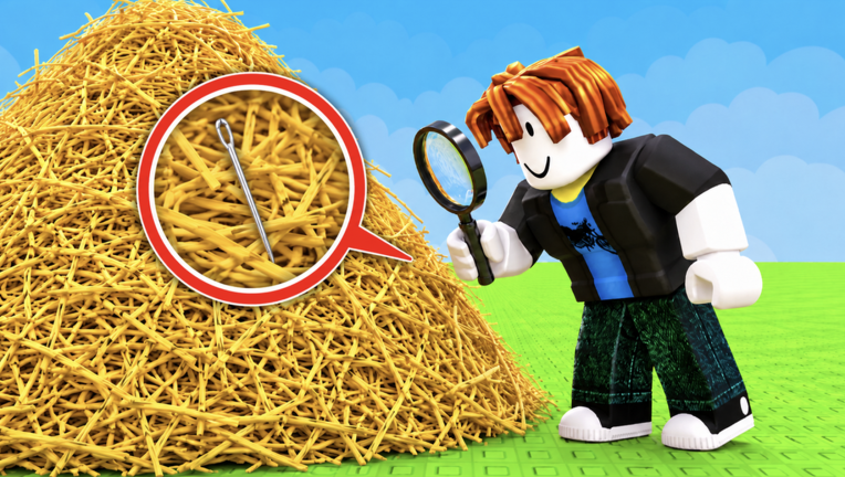 عمل فني لحدث ADMIN ABUSE في لعبة Find the Needle