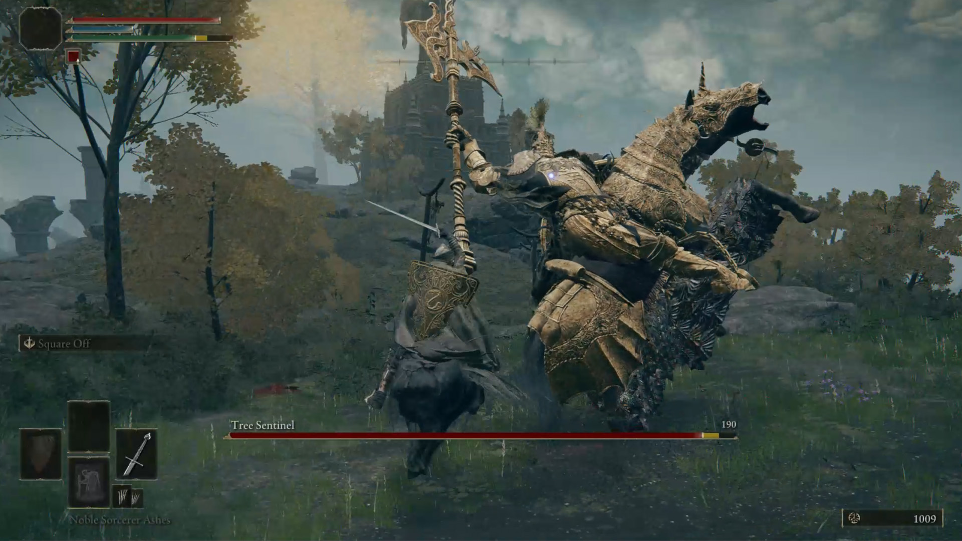 قتال زعيم Tree Sentinel في Elden Ring
