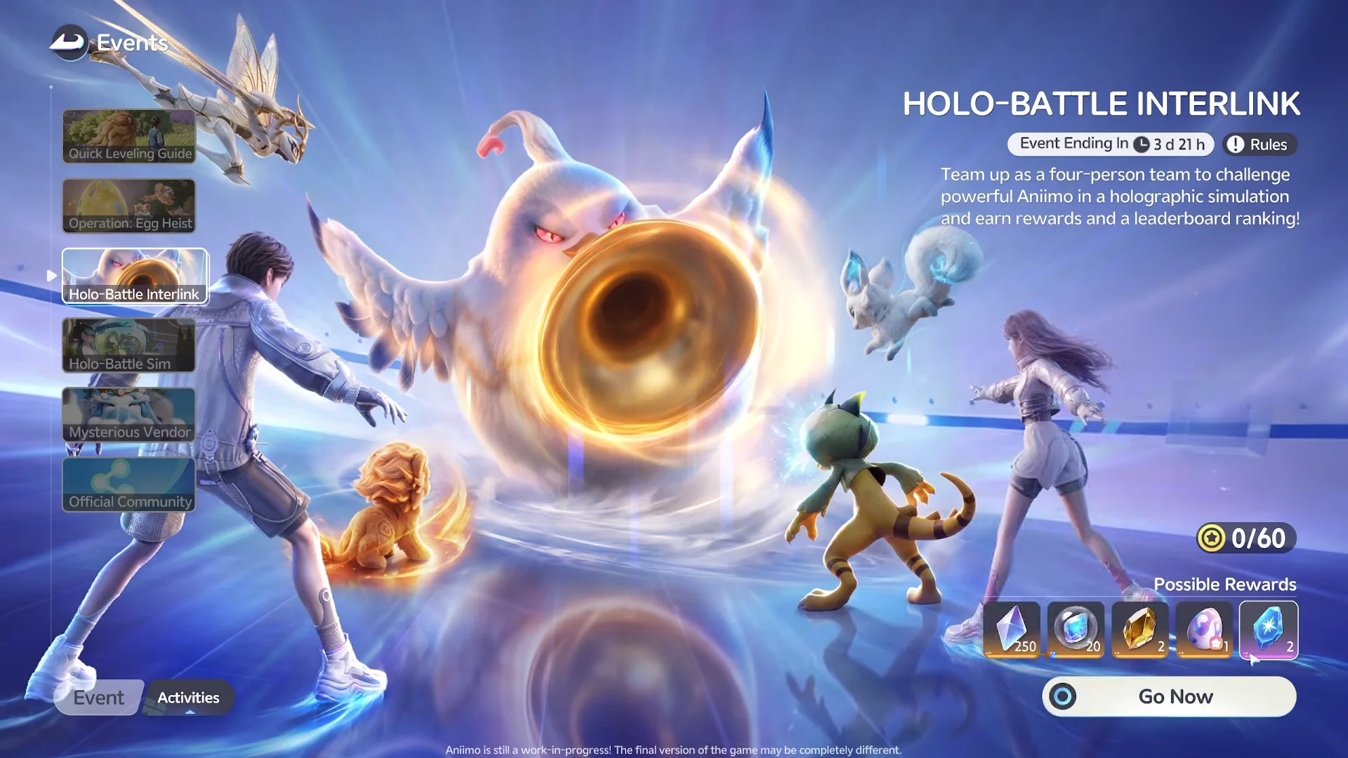 نظرة عامة على Holo-Battle Interlink