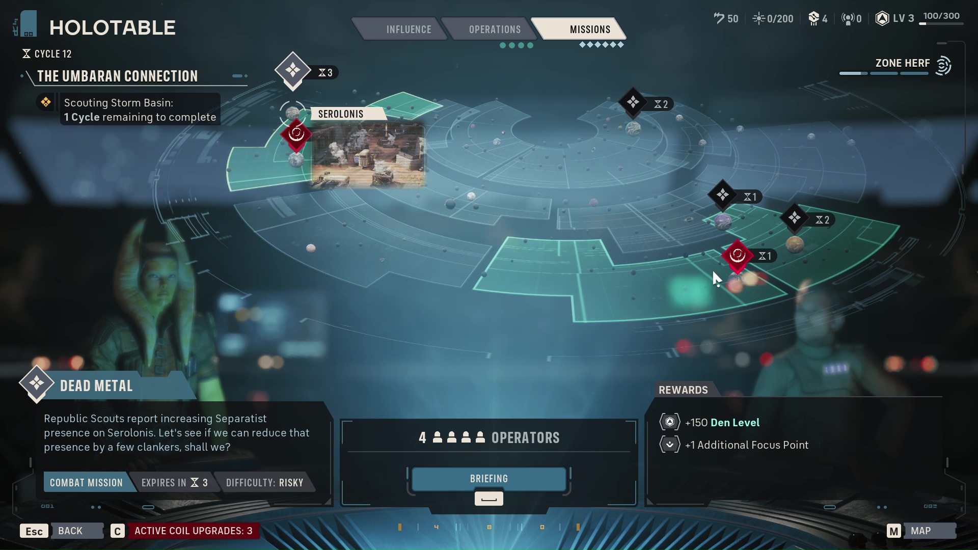 مهمة ذات صعوبة Risky (محفوفة بالمخاطر) في Star Wars Zero Company