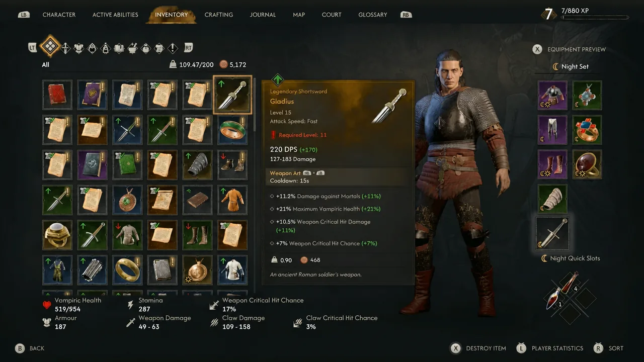 كيف تحصل على سيف جلاديوس الأسطوري القصير في The Blood of Dawnwalker