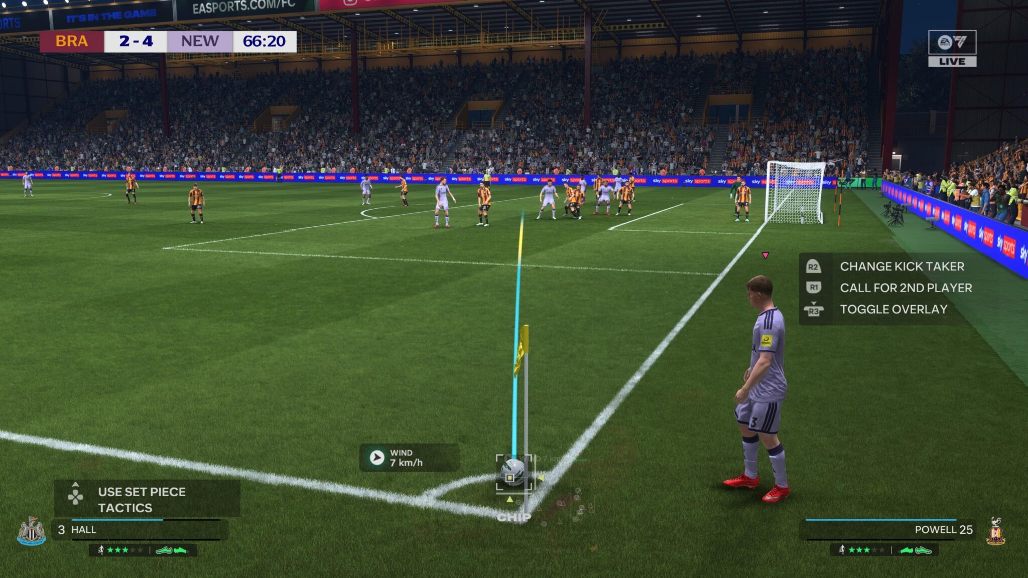 لقطة شاشة من EA Sports FC 27 على PS5 Pro