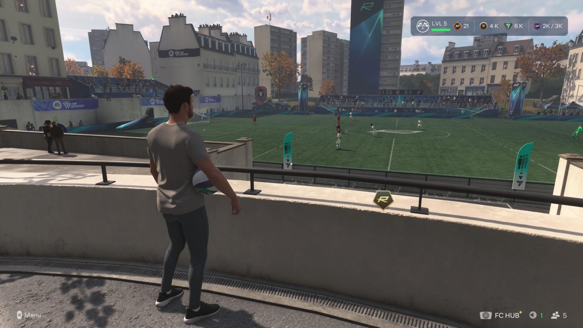 لقطة شاشة من EA Sports FC 27 تم التقاطها على PS5 Pro