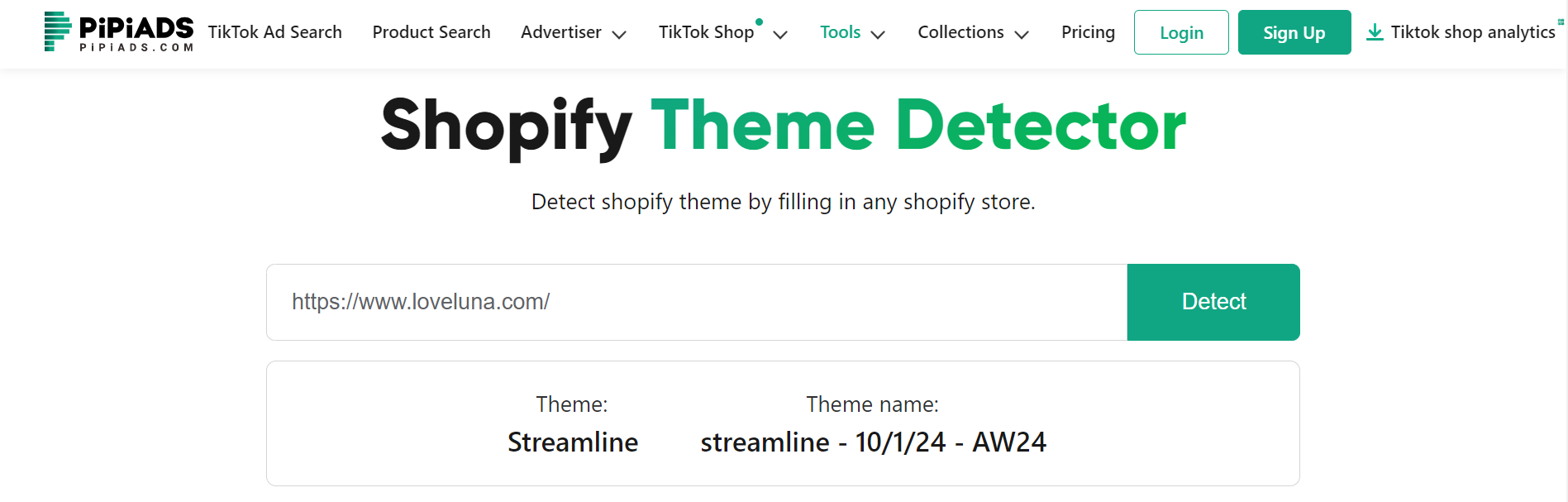 PiPiads homepage