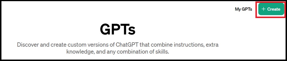 Create a GPT step 3.
