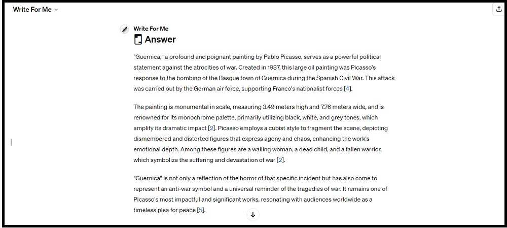 Write for me generated description.