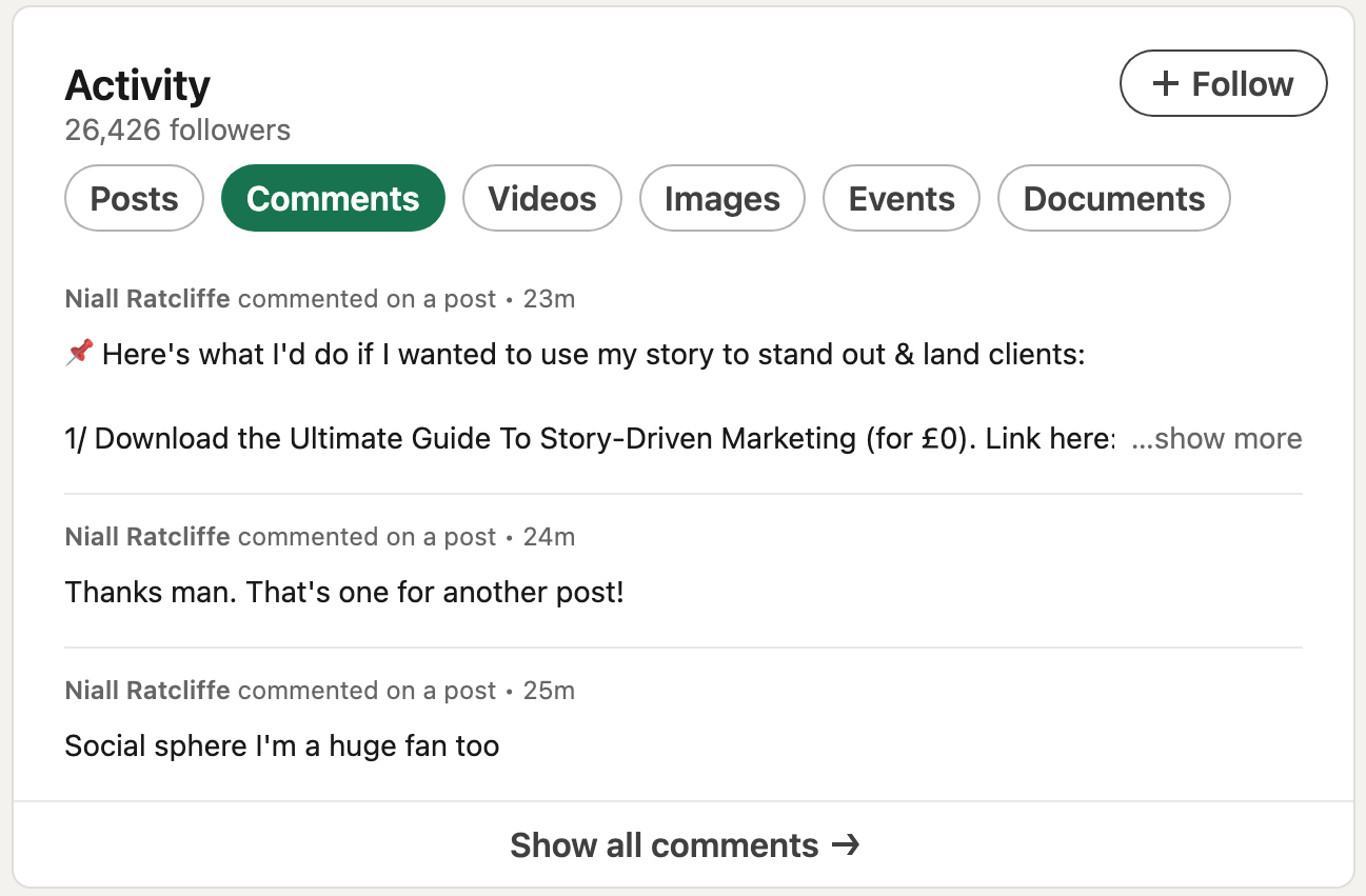 what are impressions on LinkedIn