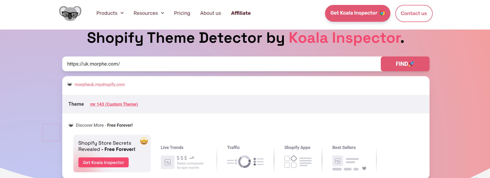 shopify theme detector
