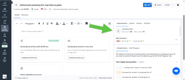 optimize every post with se ranking real time context score