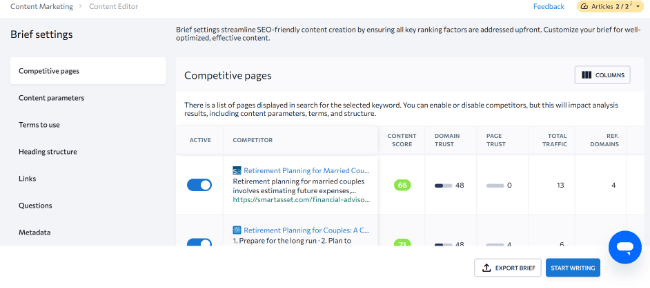 optimize every post with se ranking target keyword