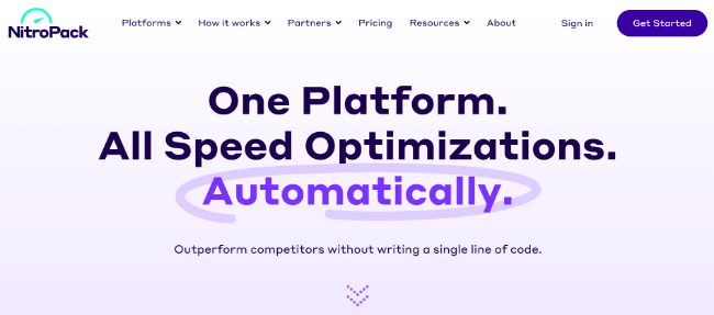 optimize your site speed nitropack