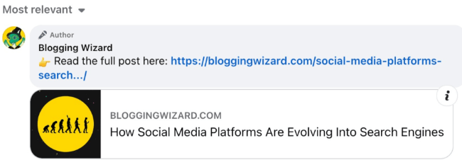 share posts on facebook publishing tool