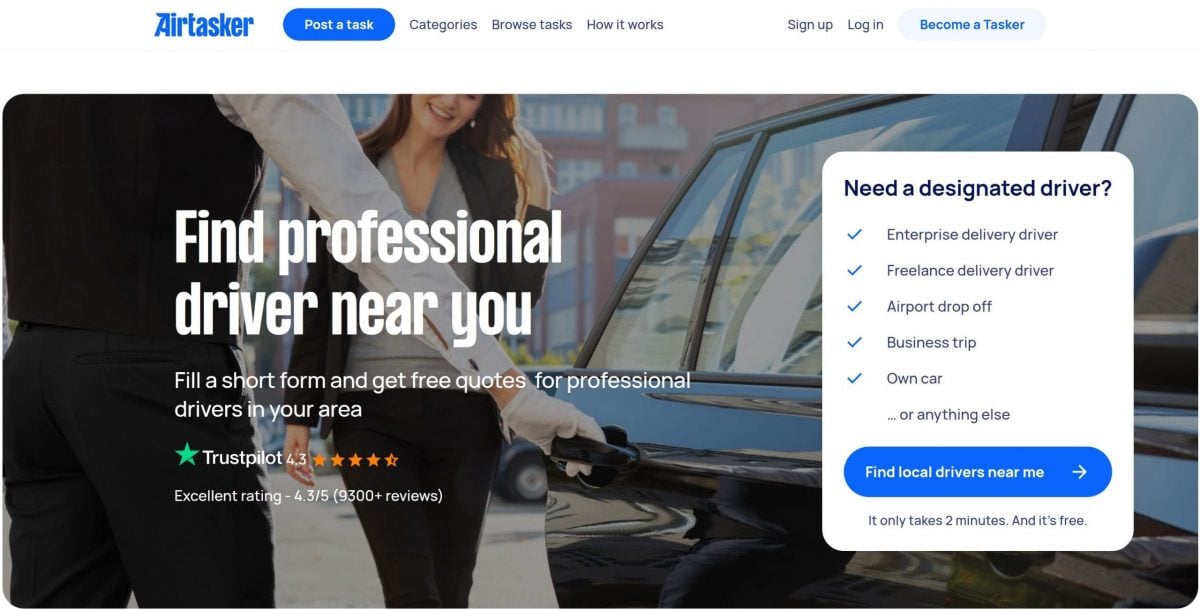 كيف تصبح مقدم خدمات على Airtasker وتكسب المال من التوصيل