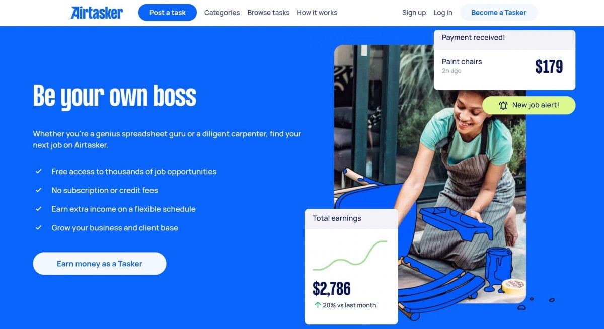كيفية كسب المال بسرعة عبر Airtasker