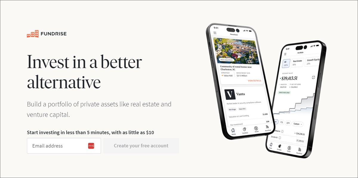 تطبيق Fundrise