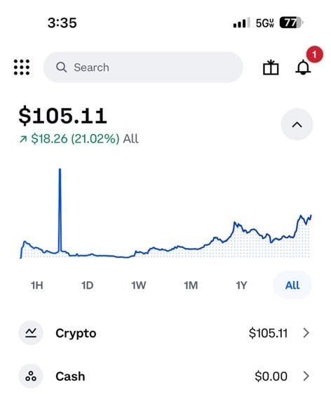 I miei guadagni derivanti dalle segnalazioni a Coinbase