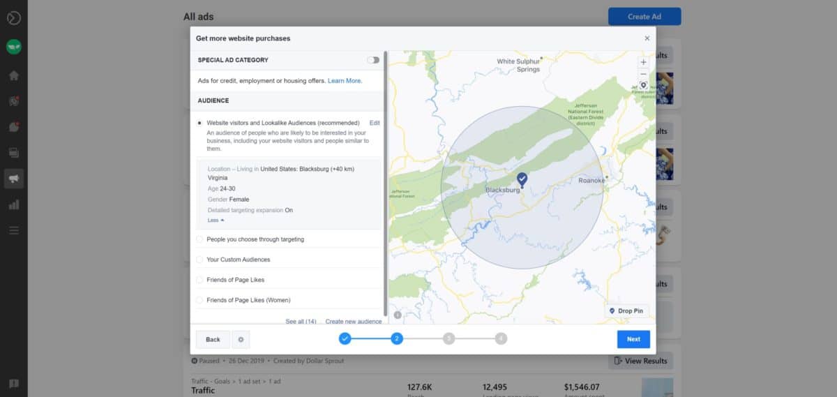 نظرة داخلية على خيارات استهداف إعلانات Facebook