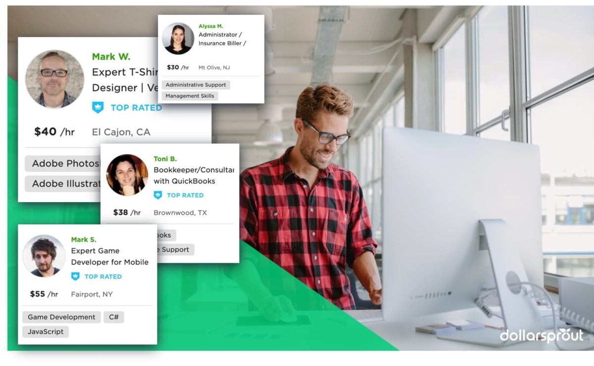 أمثلة لملفات تعريف Upwork