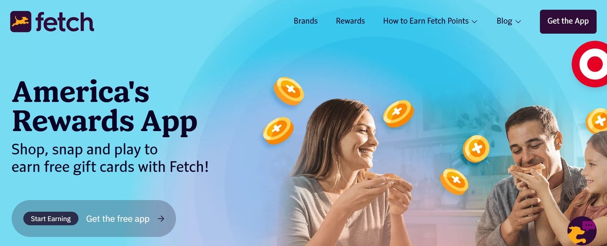 الصفحة الرئيسية لتطبيق Fetch