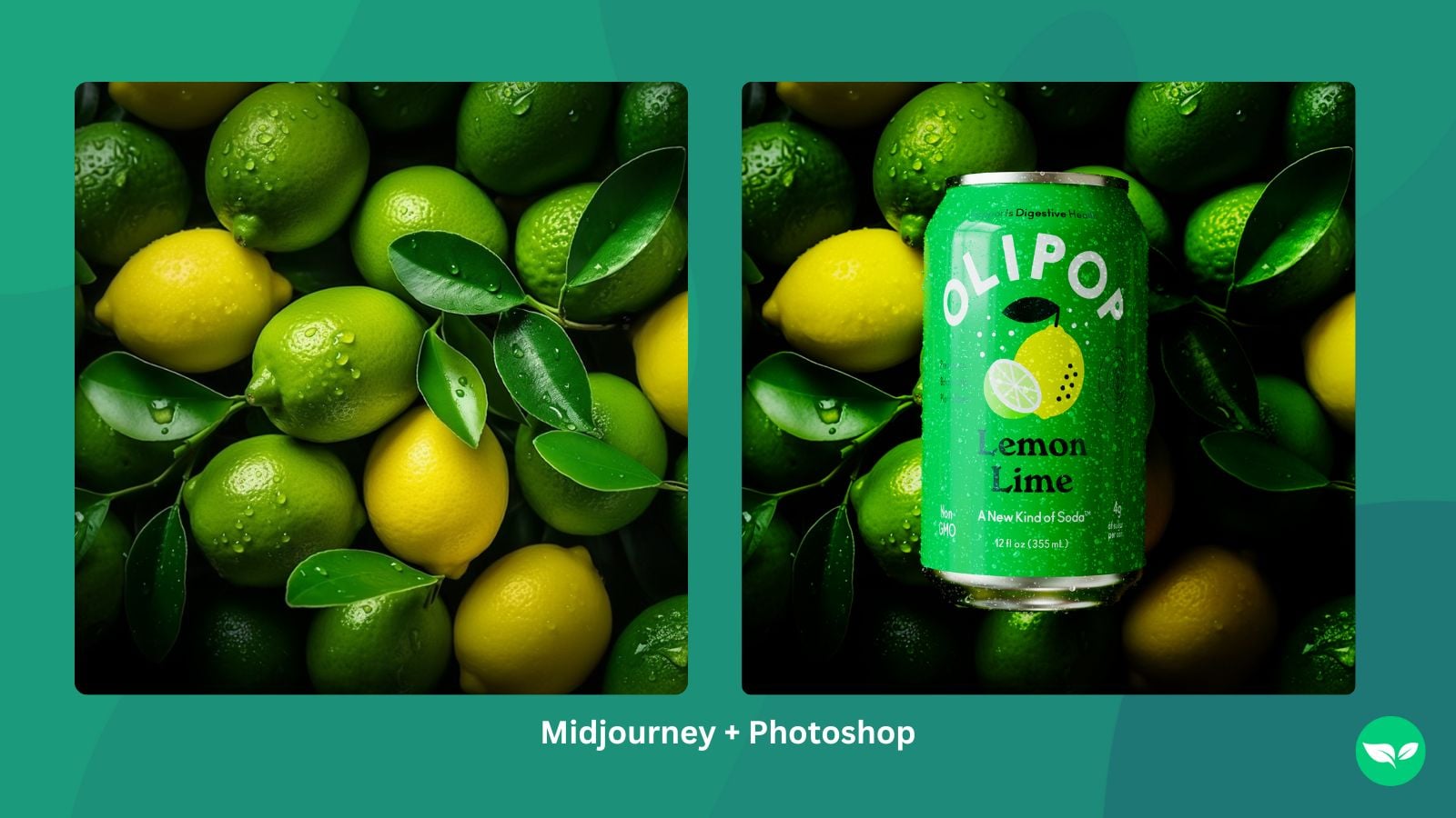 رسم بياني يوضح كيفية استخدام Midjourney و Photoshop لإنشاء صور منتجات للتجارة الإلكترونية.