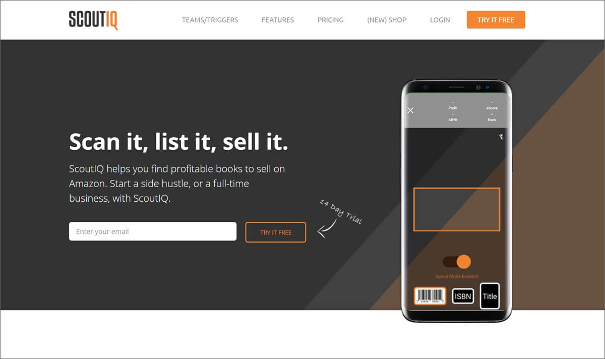إعادة بيع الكتب باستخدام ScoutIQ
