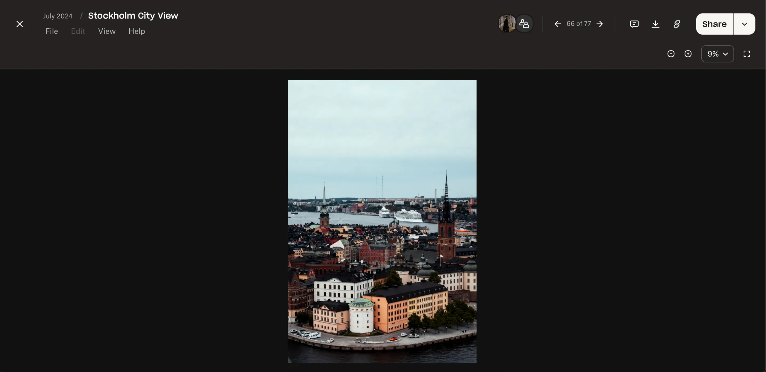 صورة في Dropbox تم نسخها احتياطيًا