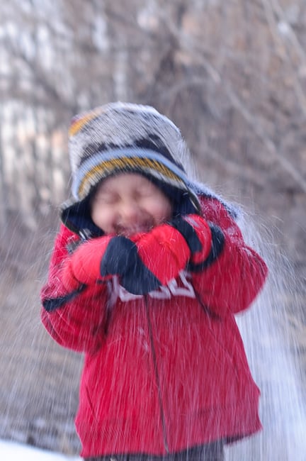 سرعة الغالق: مثال على ضبابية الحركة