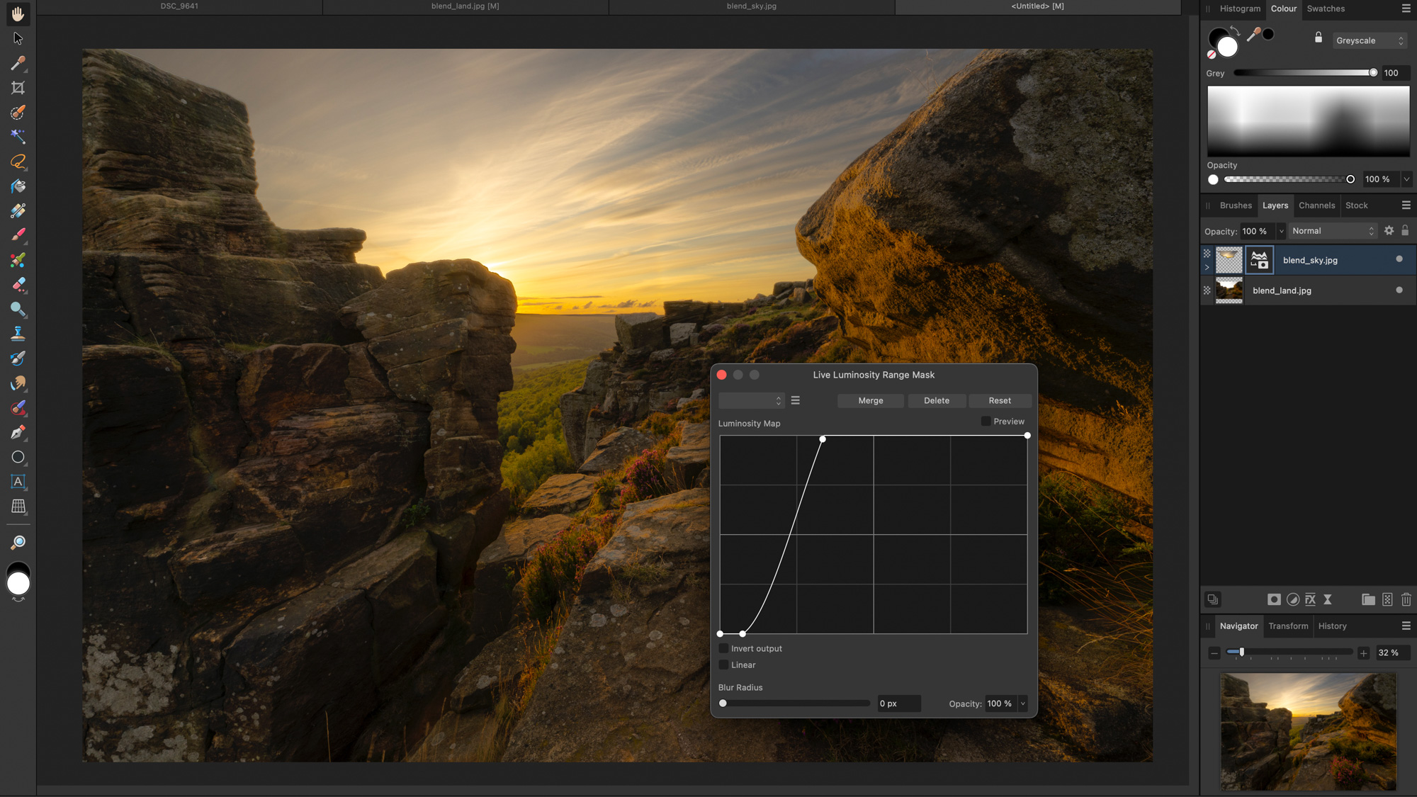 تحرير في Affinity Photo 2