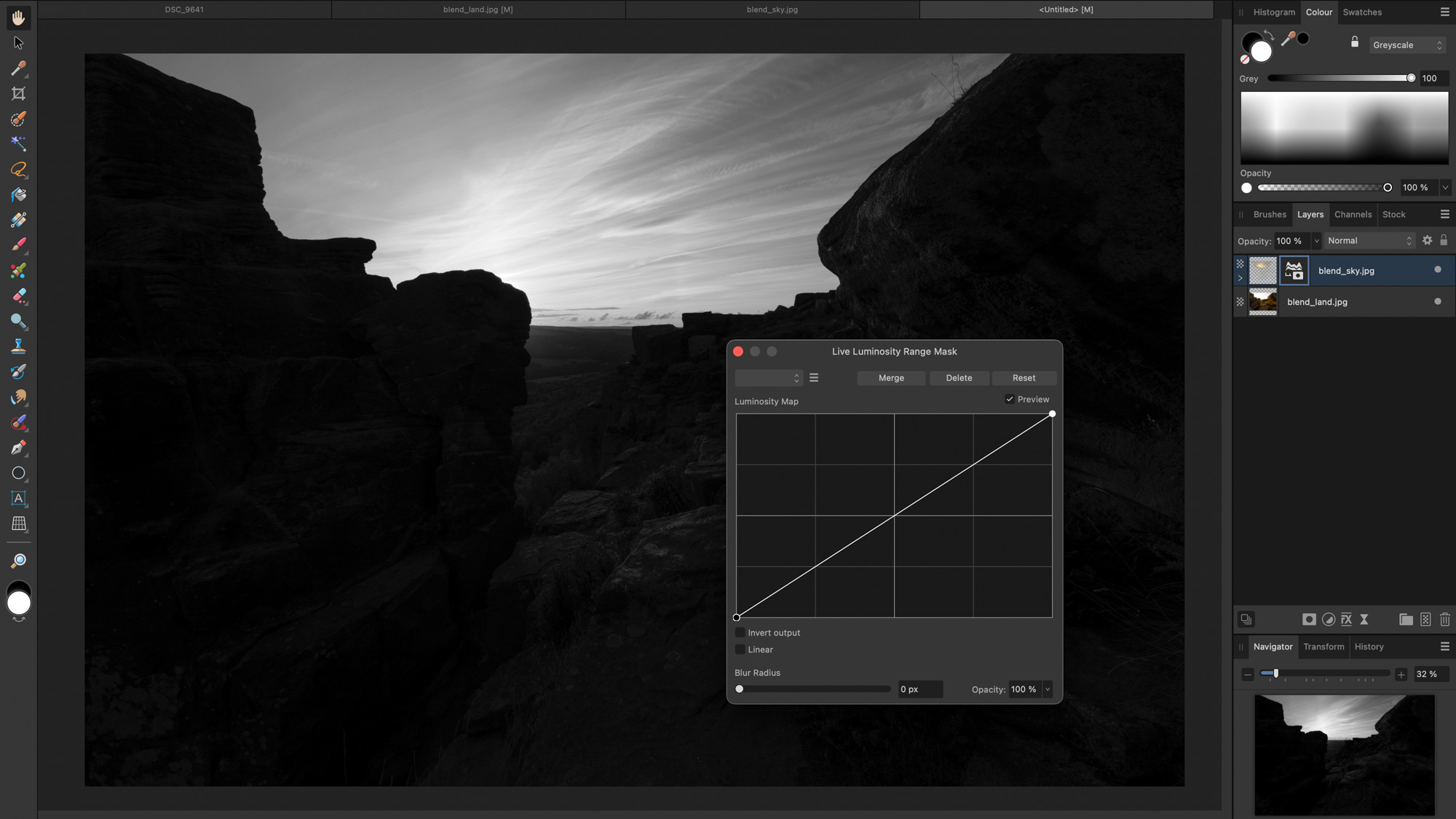 تحرير في Affinity Photo 2