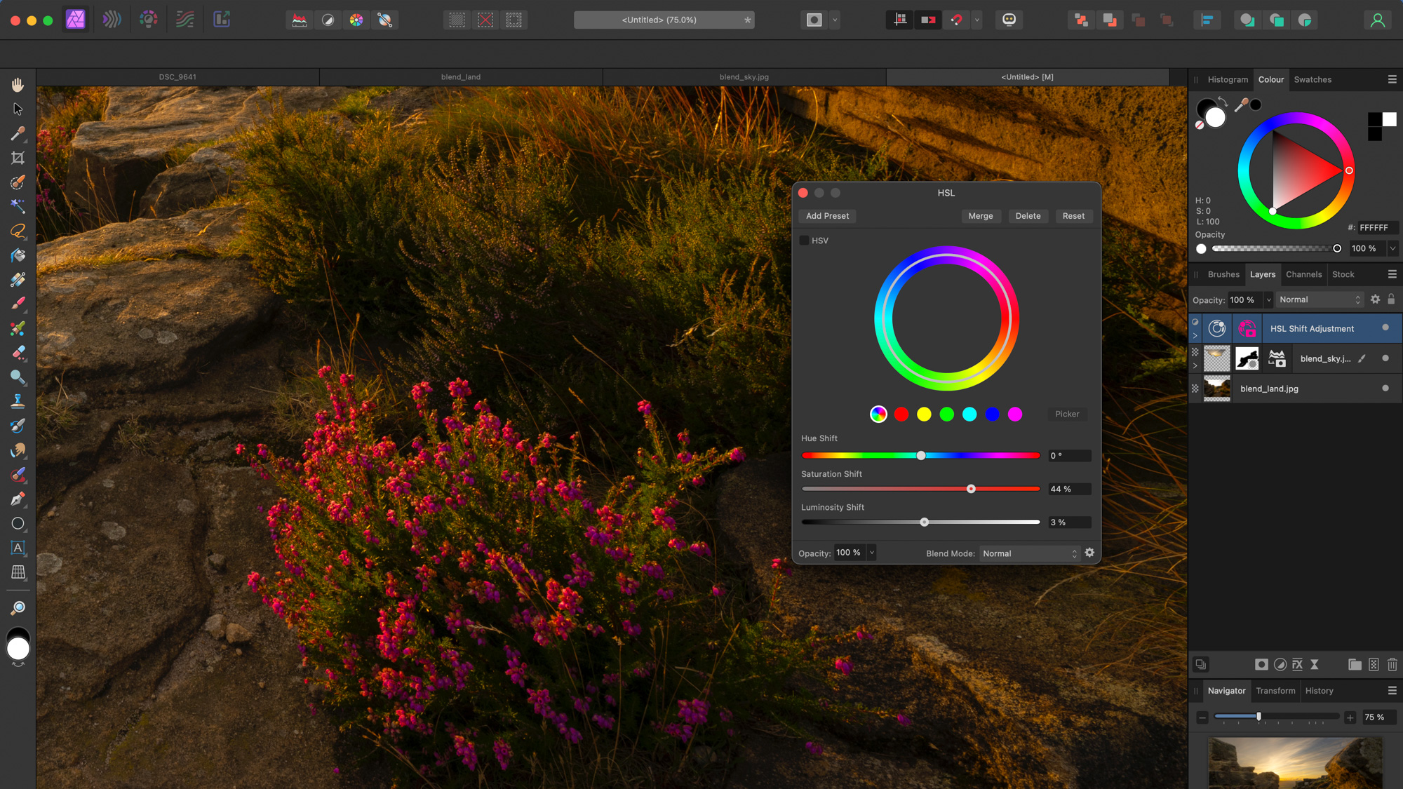 تحرير في Affinity Photo 2