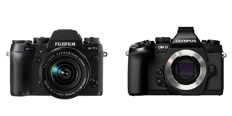 مقارنة بين Fuji X-T1 и Olympus OM-D E-M1