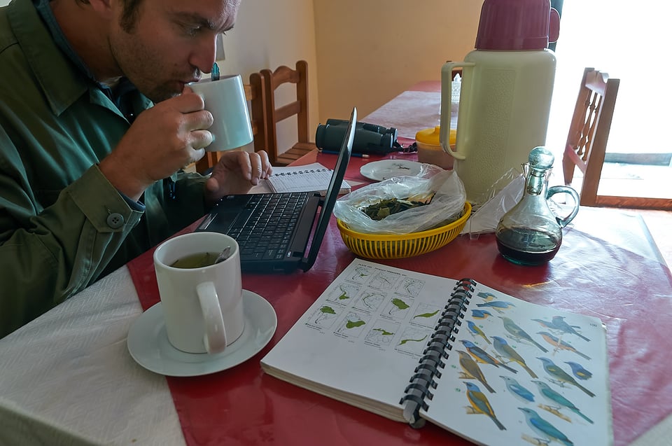 ليبور يعمل في مكتبه - بيرو
