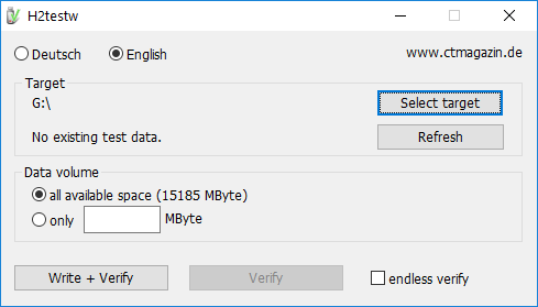 أداة H2Testw