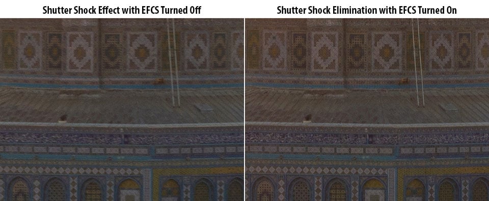 اهتزاز الغالق مع تفعيل وإلغاء تفعيل EFCS